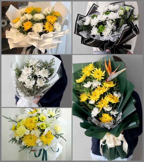 河北沧州沧县黄递铺乡白事花束代送